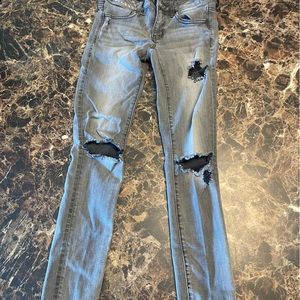 American Eagle grey jeans